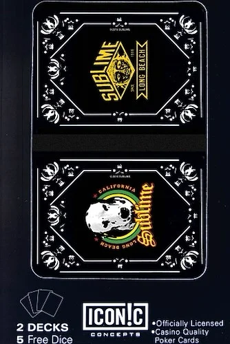 Sublime Double Deck Playing Cards - Lou Dog and Sublime Logo