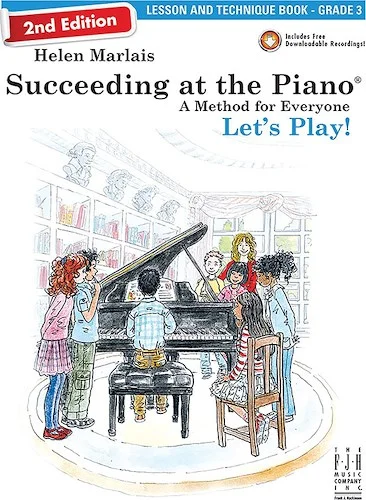 Succeeding at the Piano, Lesson and Technique Book - Grade 3<br>