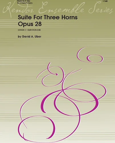 Suite For Three Horns Opus 28