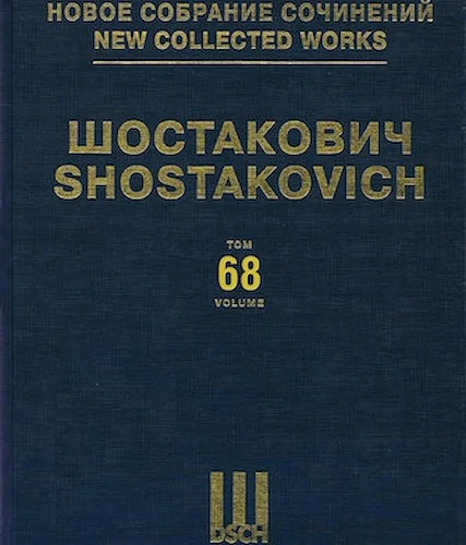 Suite from the Opera 'The Nose' Op. 15(a) - New Collected Works of Dmitri Shostakovich - Volume 68