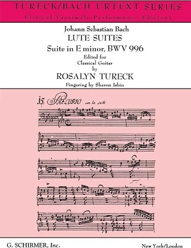 Suite in E Minor BWV996