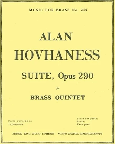 Suite Op.290 (quintet-brass)