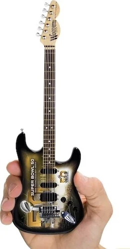 Super Bowl 50 10" Collectible Mini Guitar