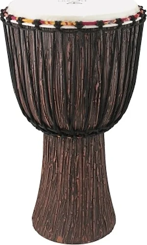 Supremo Select Series Djembe - Lava Wood Finish - 10 inch. Rope-Tuned Djembe