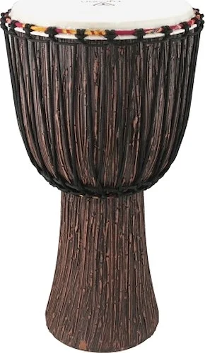 Supremo Select Series Djembe - Lava Wood Finish - 12 inch. Rope-Tuned Djembe