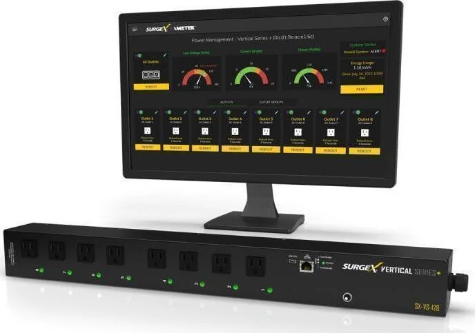 SurgeXSXVS12812A, 8 NEMA outlet, 0RU switch