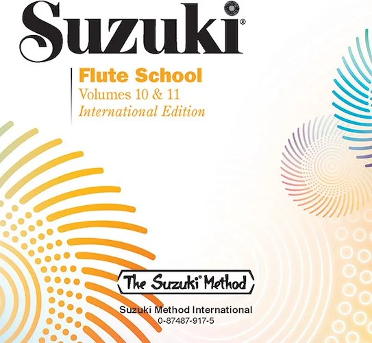 Suzuki Flute School CD, Volume 10 & 11 (Revised)