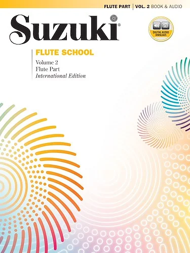 Suzuki Flute School Flute Part & Online Audio, Volume 2<br>International Edition