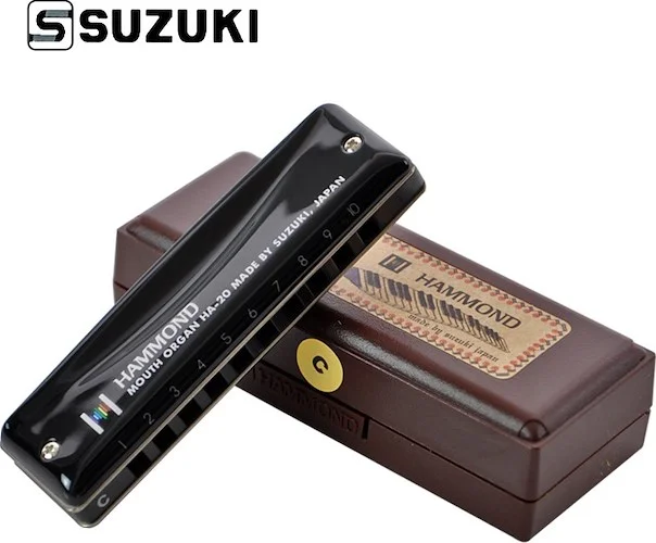 Suzuki HA-20-BB Hammond Promaster Harmonica Key of Bb