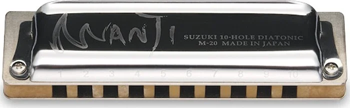 Suzuki M-20Nm-D Manji Natural Minor Harmonica Key of D