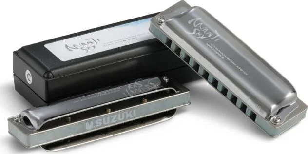 Suzuki M-20S-A Manji Sky Diatonic Harmonica. Key of A