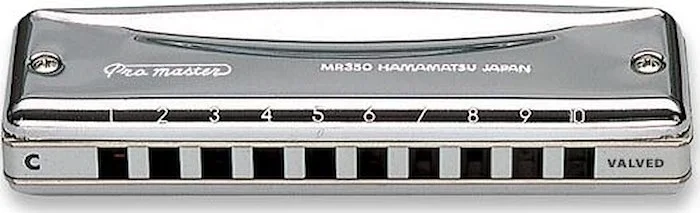 Suzuki MR-350V-D Valved Promaster Harmonica Key of D