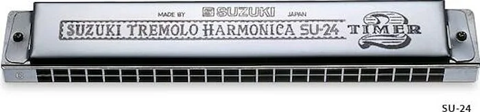 Suzuki SU-24-C 2 Timer 24 Hole Harmonica. C