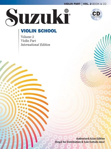 Suzuki Violin School, Volume 2 (Asian Edition)<br>Asian Edition