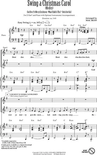 Swing a Christmas Carol - (Medley)