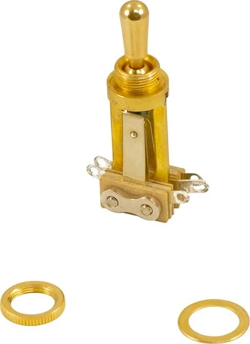 Switchcraft 3 Position Toggle Switch Exact Replacement For Gibson Les Paul #12010X Gold (20)