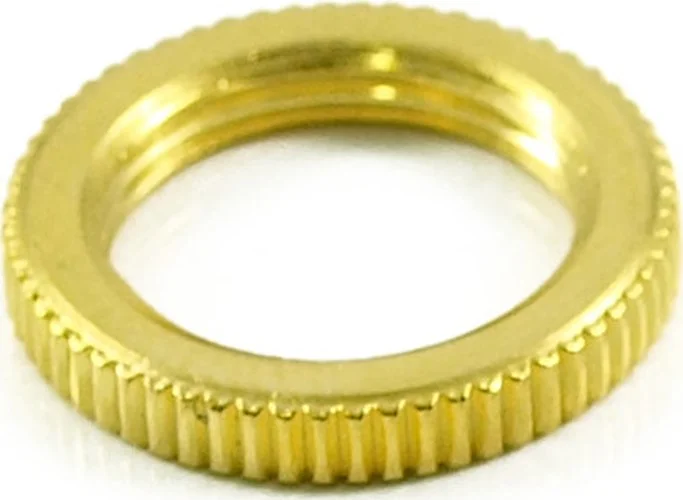 Switchcraft Knurled Nut For Toggle Switches Gold