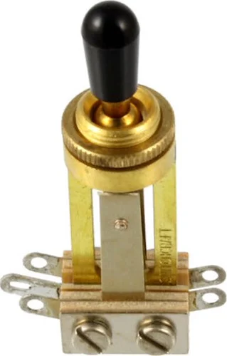 Switchcraft® Straight Toggle Switch<br>Gold, Single Item