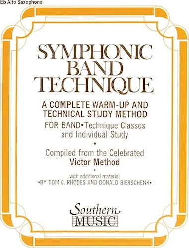 Symphonic Band Technique (S.B.T.) - Alto Saxophone