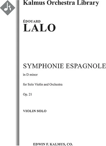 Symphonie Espagnole, Op. 21<br>