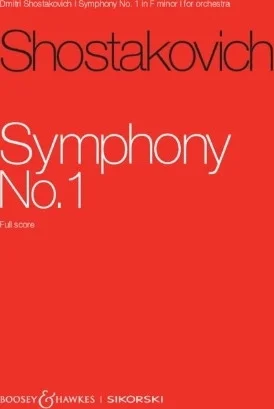 Symphony No. 1 Op. 10 In F Minor Orchestra Study Score