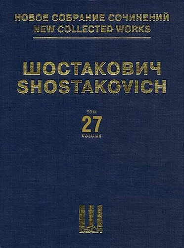Symphony No. 12 "The Year 1917," Op. 112 Arranged for Piano Duet by the Author - New Collected Works of Dmitri Shostakovich, Vol. 27