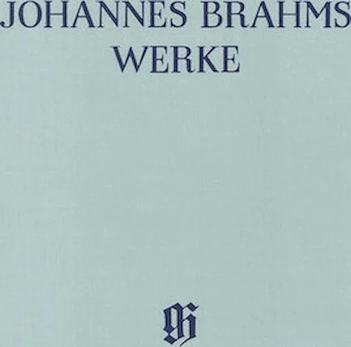 Symphony No. 4 in E minor, Op. 98 - Brahms Complete Edition, Series I, Volume 4
Clothbound