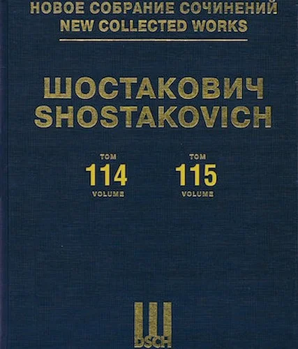 Symphony of Psalms; Symphony No 10 (Fragments); Liturgical Symphony - New Collected Works of Dmitri Shostakovich - Combined Volume 114-115