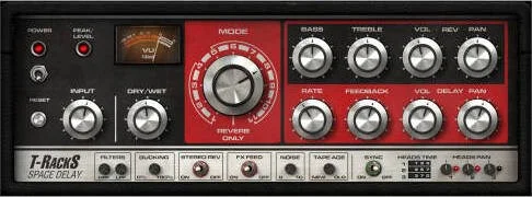 T-RackS Space Delay (Download)<br>Model of Roland RE 201 Space Echo