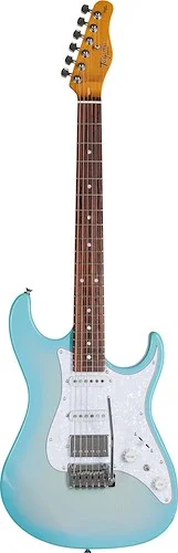 Tagima Classic Series Stella Oasis ST-Style Electric Guitar in Celestial Blue