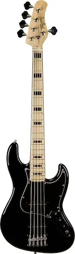 Tagima Classsical Series TJB 5 String Jazz Bass in Black with Light Fretboard