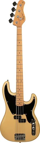Tagima TW 66 Series 4 String Bass in Butterscotch, Light Fretboard and Black Pickguard