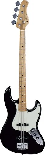 Tagima TW 73 Series 4 String Bass in Black, Light Fretboard and Aged White Pickguard