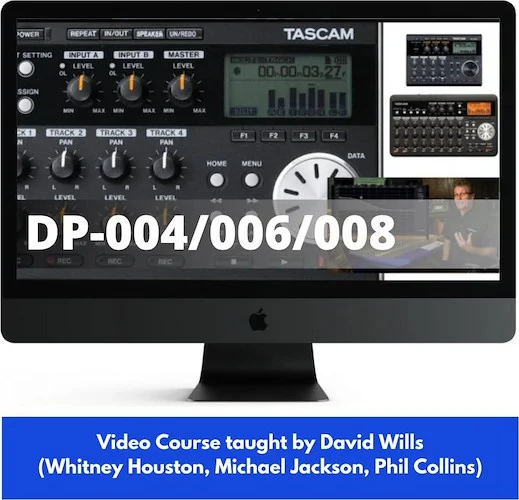 Tascam DP-004/006/008 Video Training Course (Download) <br>