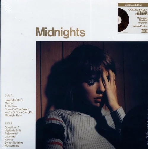 Taylor Swift - Midnights (Mahogany Marbled Vinyl Edition) (colored vinyl)