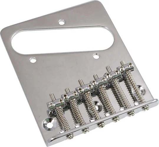 TB-5034-010 Chrome 6 Saddle Import Bridge for Telecaster®<br>