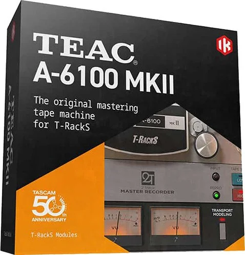 TEAC A-6100 MKII (Download)<br>Precise plug-in model based on the famous TEAC A-6100 MKII analog recorder