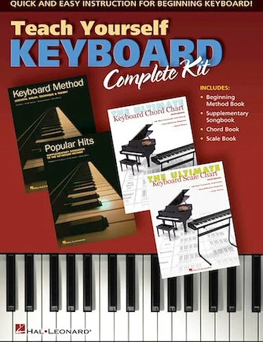 Teach Yourself Keyboard - Complete Kit - Quick and Easy Instruction for Beginning Keyboard!