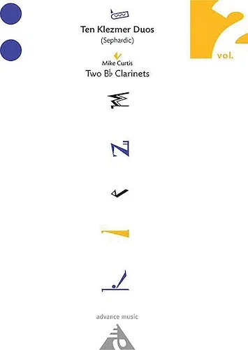 Ten Klezmer Duos, Vol. 2 (Sephardic): Two B-flat Clarinets