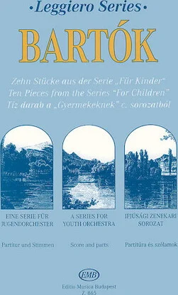 Ten Pieces from the Series "For Children" - for three violins and cello or string quartet or youth string orchestra (score and parts)