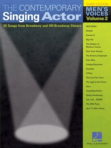 The Contemporary Singing Actor - Men's Voices, Volume 2 - Third Edition