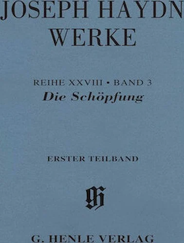 The Creation, Hob. XXI:2 - Haydn Complete Edition, Series 28, Vol. 3