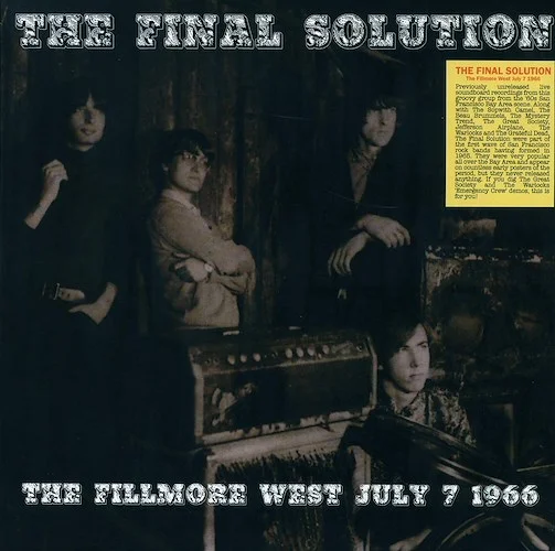 The Final Solution - The Fillmore West July 7 1966