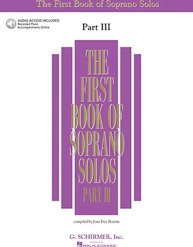 The First Book of Soprano Solos - Part III