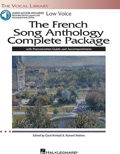 The French Song Anthology Complete Package - Low Voice