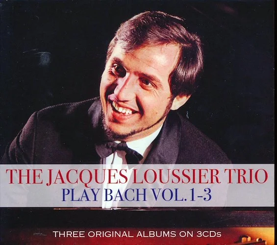 The Jacques Loussier Trio - The Jacques Loussier Trio Play Bach Vol. 1-3 (29 tracks) (3xCD) (deluxe 3-fold digipak)
