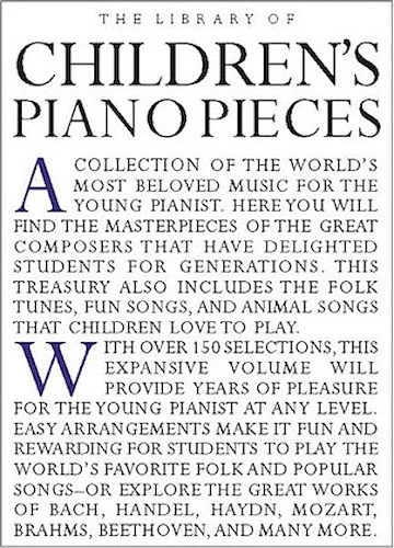 The Library of Children's Piano Pieces