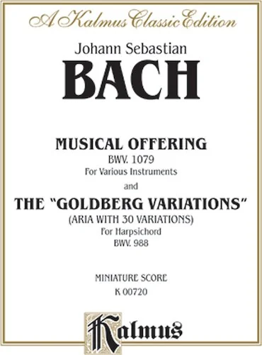 The Musical Offering and The "Goldberg Variations"