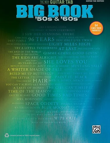 The New Guitar TAB Big Book: '50s & '60s: 64 Early Rock Favorites