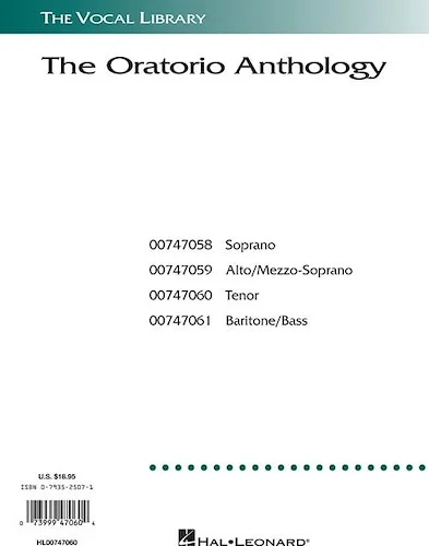 The Oratorio Anthology